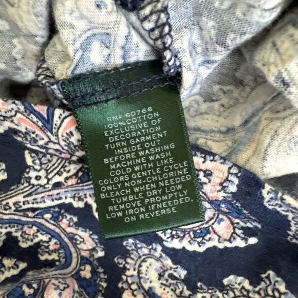 Lauren Ralph Lauren Dress Midi Tank Size M Floral Print Summer Dress - Picture 10 of 10